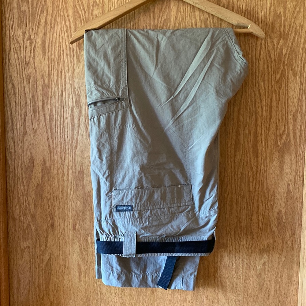 Columbia Kestrel Trail Convertible Pants - Men’s 40x32 - Khaki